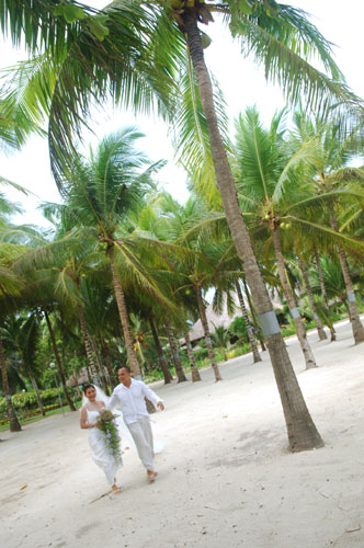 wedding destinations island wedding at bohol beach club