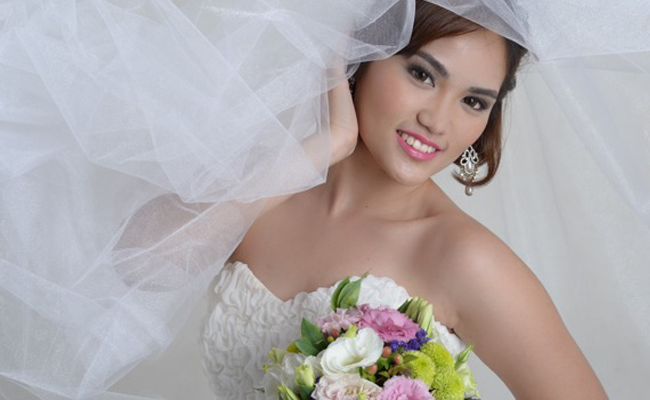 Real Bride Hair and Make-up by All Dolled Up by Anya Reyes