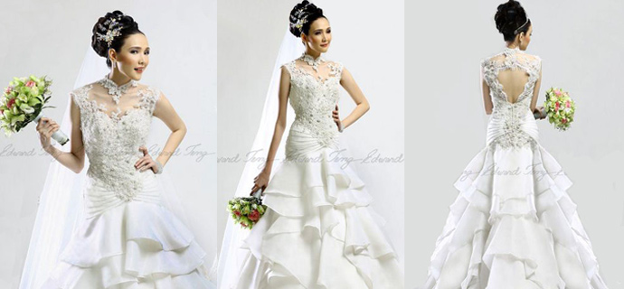 Wedding gown by Edward Teng