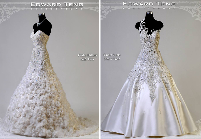 Wedding gown by Edward Teng