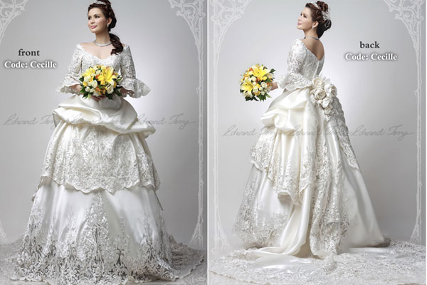 Wedding gown by Edward Teng