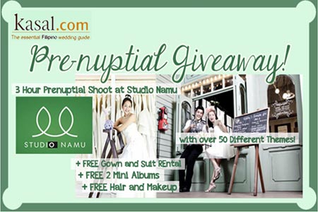 Kasal.com Prenuptial Giveaway!