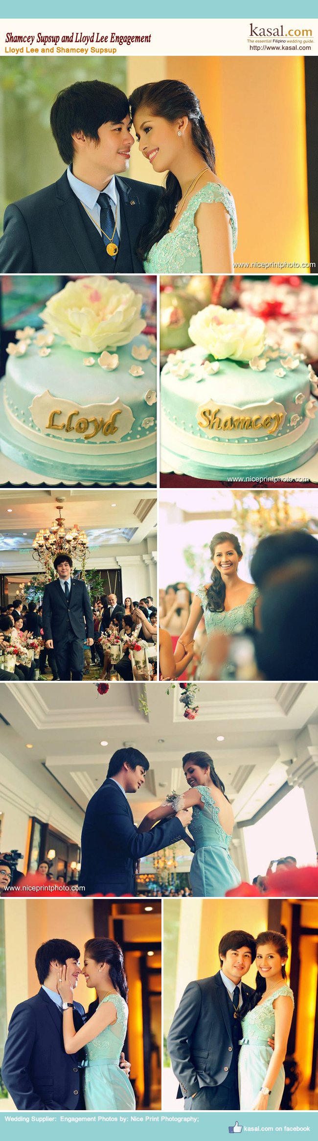 Miss Universe 2011 third runner-up Shamcey Supsup and Filipino-Chinese businessman Lloyd Lee Engagement
Photography By Nice Print Photography