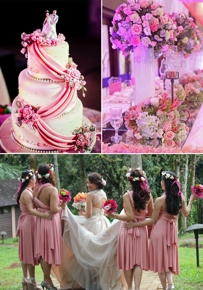 Top (left to right) Wedding Photogarphy by Bliss & Berries and Wedding Set-up by Natural Art Flowers and DecorsBottom: Wedding Gown by David & Rachel Bridal Boutique Top (left to right) Wedding Photogarphy by Bliss & Berries and Wedding Set-up by Natural Art Flowers and Decors Bottom: Wedding Gown by David & Rachel Bridal Boutique