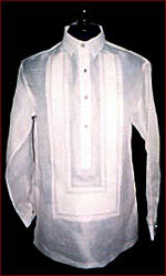 Barong Sinuksok from La Herminia Piña Weaving