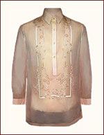 Peach jusi barong from Exclusively His
