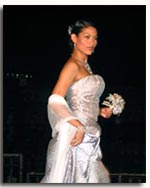 Ms. Nina Ricci Alagao, in one of Sari-Sari's bridal collection