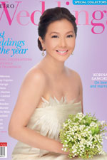 Korina Sanchez is a glowing bride in Metro Weddings Special Best Weddings Issue Korina Sanchez is a glowing bride in Metro Weddings Special Best Weddings Issue