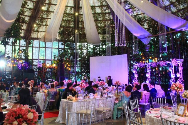 indoor wedding the glass garden indoor wedding the glass garden