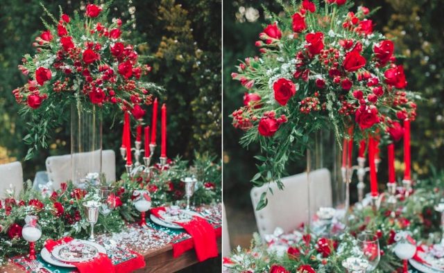 christmas wedding tablescape christmas wedding tablescape